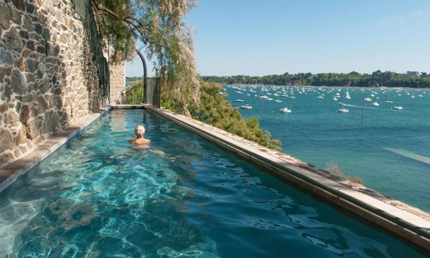 Piscine extérieure Castlbrac - Dinard / BtoB-Brittany